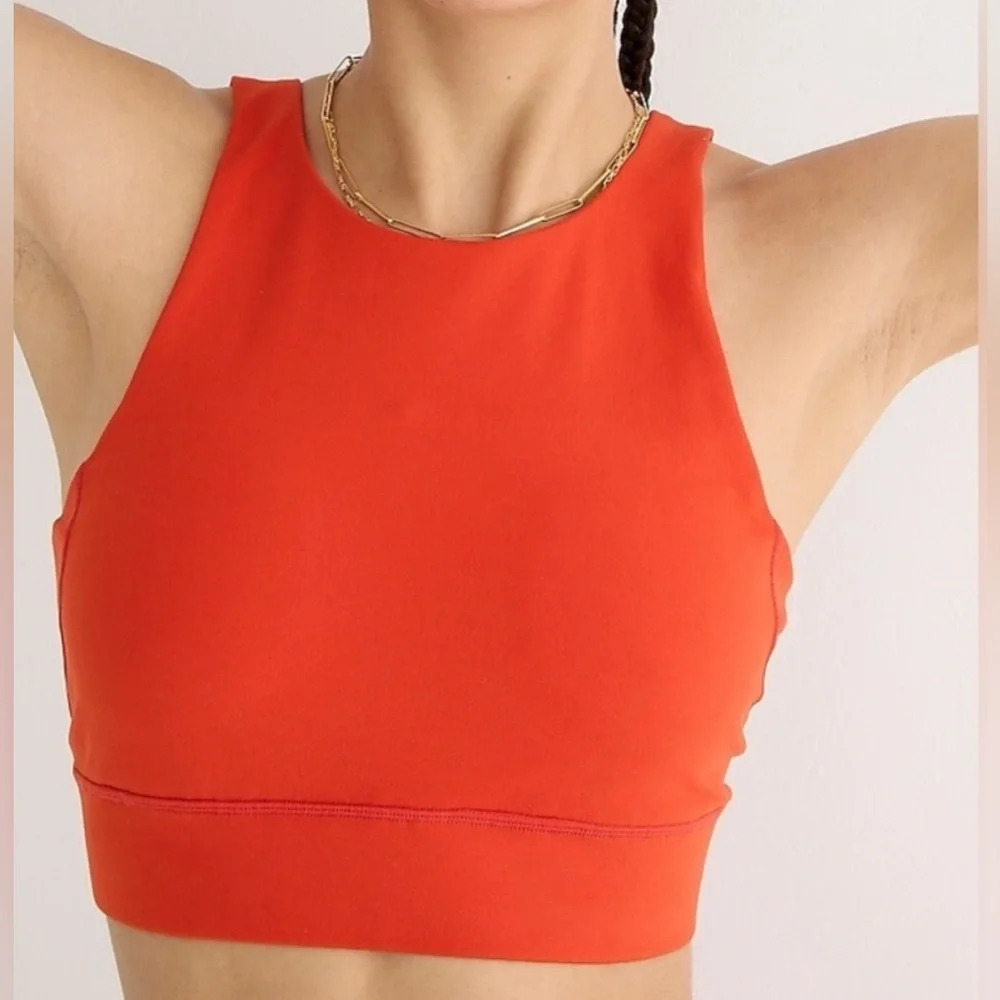 J.Crew CloudStretch high-neck sports bra Size XXS